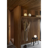 VL 45 Radiohus portable lamp | brass / glossy pale yellow glass