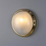 Florina wall ø26 round outdoor IP44 | antique brass