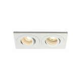 Gallo double recessed dir IP65 | black