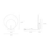 AD floor lamp | oxidized aluminium