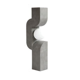 Sitting Man Big floor lamp | dark grey