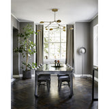 Drop chandelier | bronze