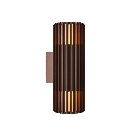 Aludra wall double | brown metallic