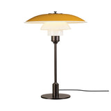 PH 3½-2½ glass table | chrome plated