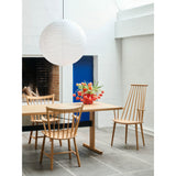 Paper shade oblong ⌀42 | classic white / amber yellow