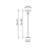 PH 3½-2½ floor | brass metallised