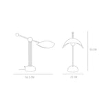 Stingray table lamp | bronze