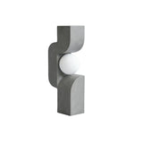Sitting Man Big floor lamp | dark grey