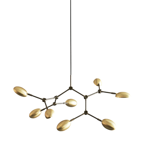 Drop chandelier mini | brass