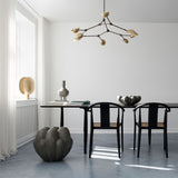 Drop chandelier | bronze