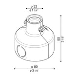 CNC 35 T recessed IP67 | corten