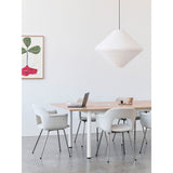 Paper shade diamond ø50-ø80 | classic white / white