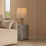 Nonna 49 table lamp | travertine and sand