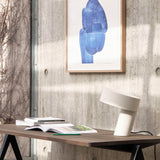 Slant table lamp | white