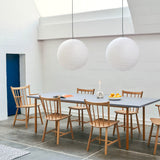 Paper shade oblong ⌀42 | classic white / amber yellow