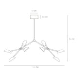 Drop chandelier mini | brass