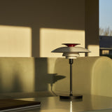 PH 80 portable | opal white/high lustre chrome plated