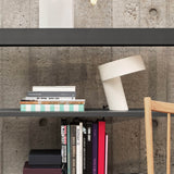 Slant table lamp | white