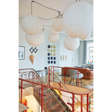 Paper shade oblong ⌀42 | classic white / amber yellow
