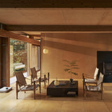 VL 45 Radiohus portable lamp | brass / glossy pale yellow glass