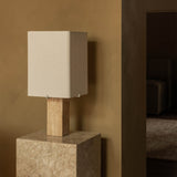 Nonna 49 table lamp | travertine and sand