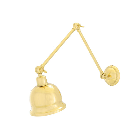 Dale adjustable picture light | polished brass