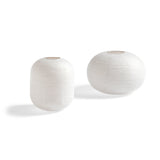 Paper shade oblong ⌀42 | classic white / amber yellow