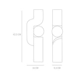 Sitting Man Big floor lamp | dark grey