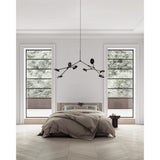 Drop chandelier | bronze