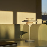 PH 80 portable | opal white/high lustre chrome plated