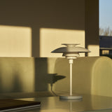 PH 80 portable | opal white/high lustre chrome plated