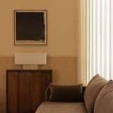 Nonna 30 table lamp | travertine and sand