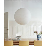 Paper shade oblong ⌀42 | classic white / amber yellow