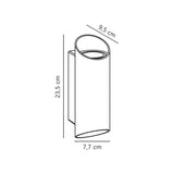 Nico round wall double | black