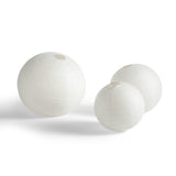 Paper shade oblong ⌀42 | classic white / amber yellow