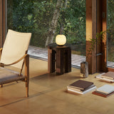 VL 45 Radiohus portable lamp | brass / glossy pale yellow glass