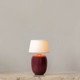 Torso portable table lamp | ruby