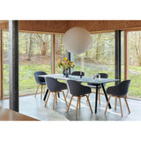 Paper shade oblong ⌀42 | classic white / amber yellow