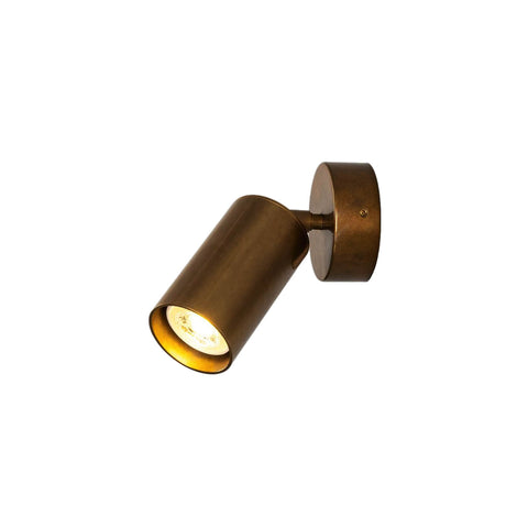 Evanston directional spotlight | antique brass