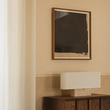 Nonna 30 table lamp | travertine and sand