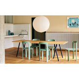 Paper shade oblong ⌀42 | classic white / amber yellow