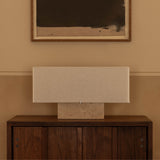 Nonna 30 table lamp | travertine and sand