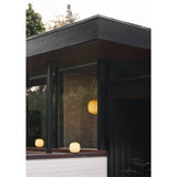 VL 45 Radiohus portable lamp | brass / glossy pale yellow glass