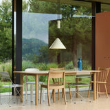 Compass adjustable pendant ⌀43 | brushed aluminium