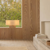 Nonna 30 table lamp | travertine and sand