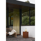 VL 45 Radiohus portable lamp | brass / glossy pale yellow glass