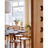 Paper shade oblong ⌀42 | classic white / amber yellow