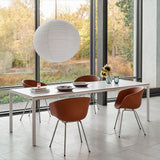 Paper shade oblong ⌀42 | classic white / amber yellow