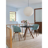 Paper shade oblong ⌀42 | classic white / amber yellow
