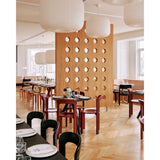 Paper shade oblong ⌀42 | classic white / amber yellow